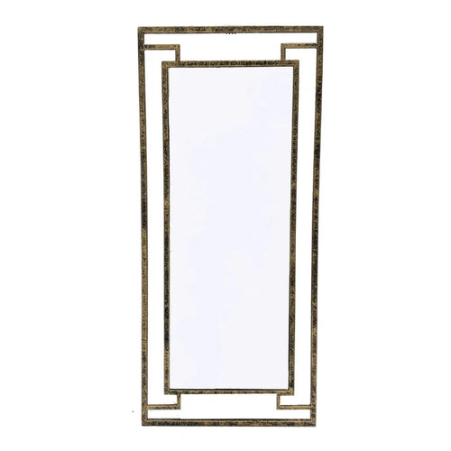 Inez Mirror with gold frame-Renaissance Design Studio
