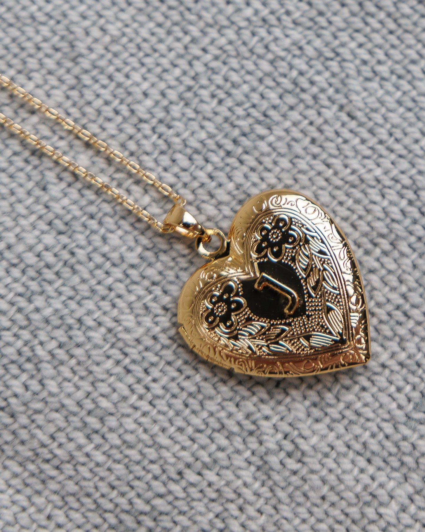 Monogram Heirloom Locket - Final Sale