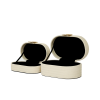 Jewellery Box set of 2 - Cream Faux Leather Limited Edition-Renaissance Design Studio