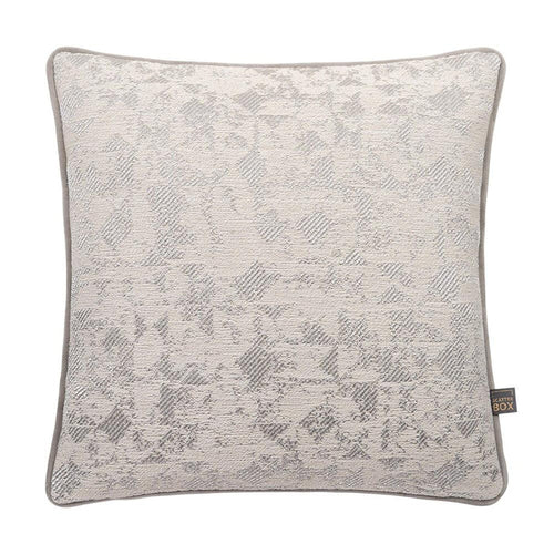 Joan taupe cream cushion with contrast piping-Renaissance Design Studio