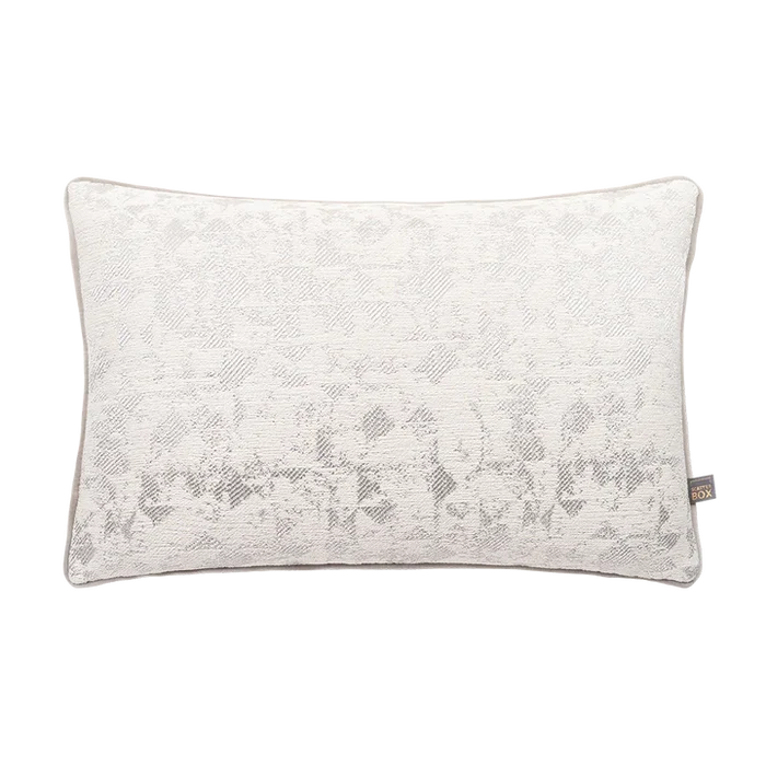 Joan taupe cream cushion with contrast piping-Renaissance Design Studio