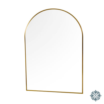 Karl modern Arch Wall Mirror 66 x 96cm In Gold or Black - Reduced-Renaissance Design Studio