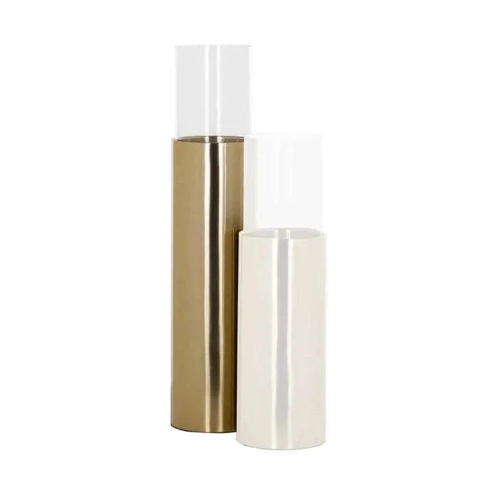 Kiki Gold Free Standing Hurricane-Renaissance Design Studio