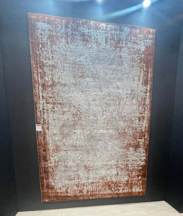 Kuza border designer contemporary textured Rug-Renaissance Design Studio