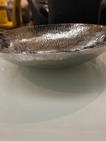 Large nickel bowl fabulous kitchen counter for fruit etc less than half price clearance in store purchase only-Renaissance Design Studio