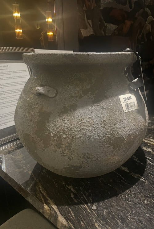 Large stone vase 38 x 30.5 cm.-Renaissance Design Studio