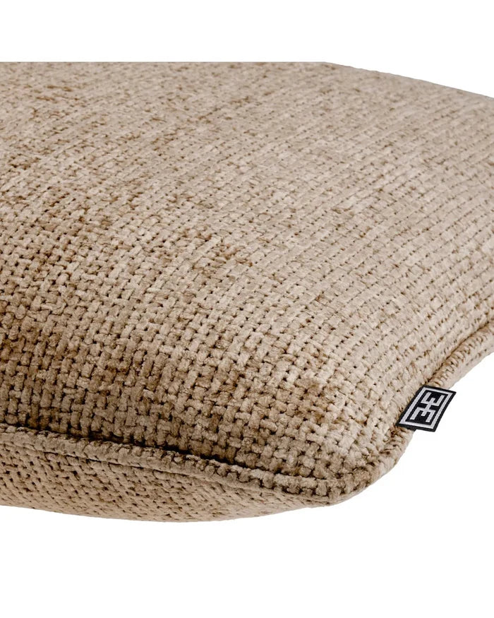 Lyssa sand large cushion by Eichholtz reduced by 50%.-Renaissance Design Studio