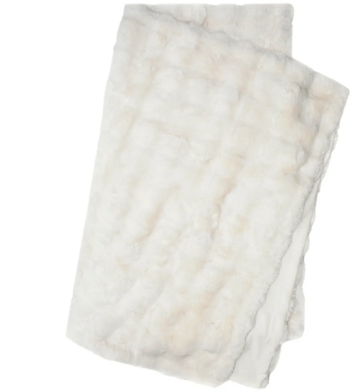 Misty faux fur 120 x 180 cm large throw in choice of 5 shades by skinnwille