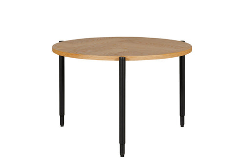 Natalie Side Table Natural Oak-Renaissance Design Studio