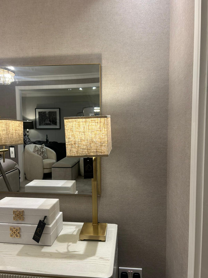 Oliver Table Lamp With Shade-Renaissance Design Studio