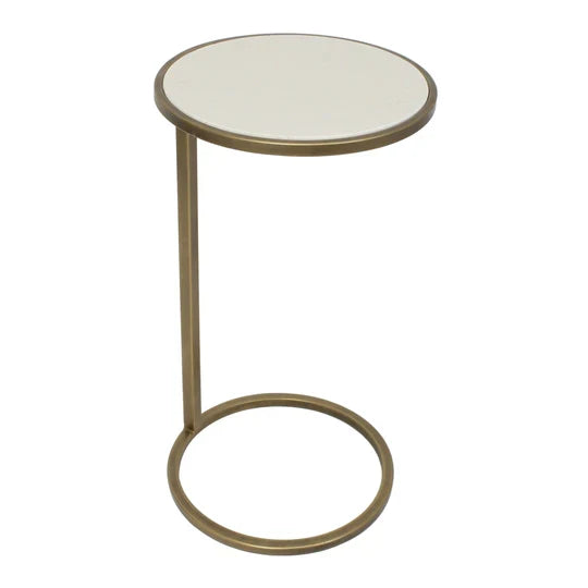 Oscar Round Sofa Table-sofa table-Renaissance Design Studio