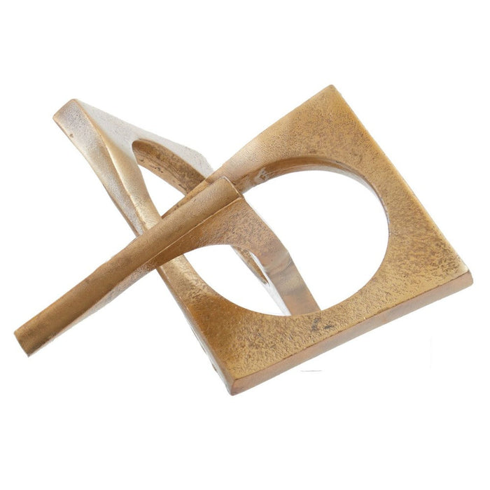 PRATO GOLD FINISH SCULPTURE-Renaissance Design Studio