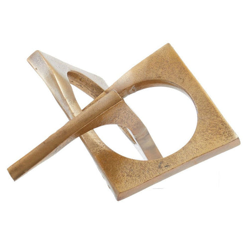 PRATO GOLD FINISH SCULPTURE-Renaissance Design Studio