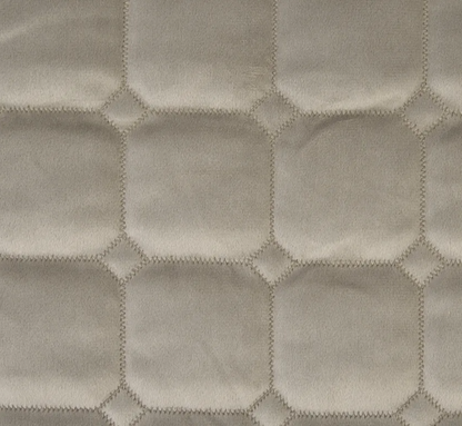 Quilt Eva 240 x 260 cm Taupe square Large quilted reduced-Renaissance Design Studio