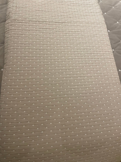 Quilt LEVINE 240 x 260 cm in TAUPE-Renaissance Design Studio