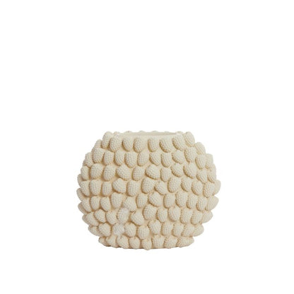 Cream raspberry vase-Renaissance Design Studio