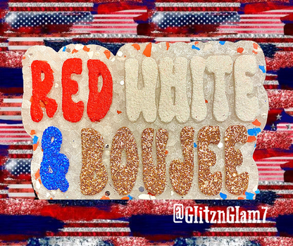 Red White & Boujee Silicone Mold