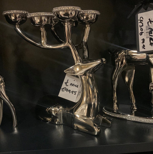 Reindeer candle holder half price-Renaissance Design Studio