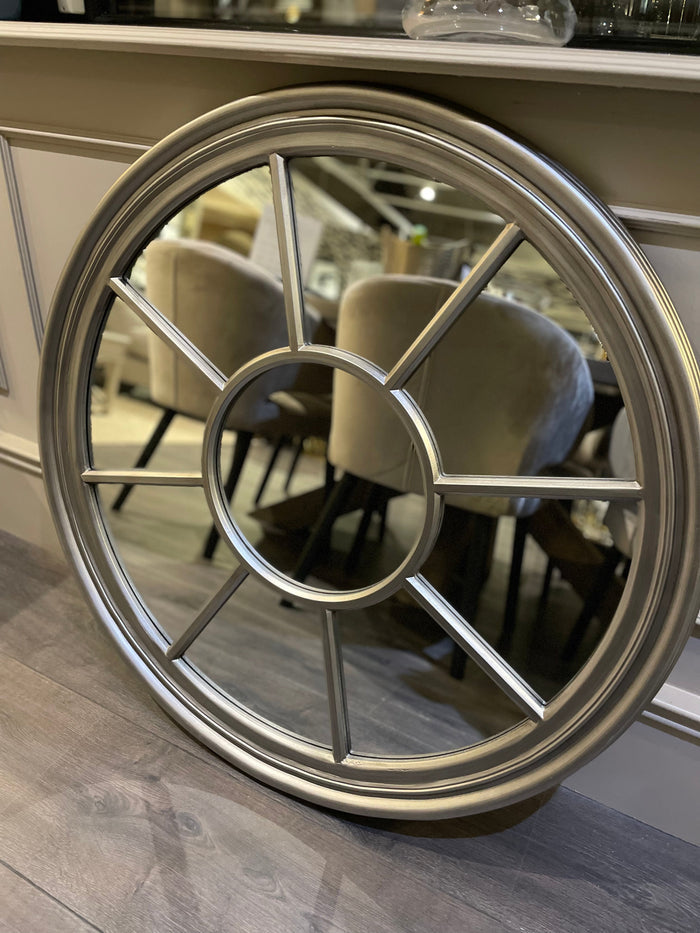 Round Window Mirror - Reduced To Clear-Renaissance Design Studio