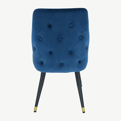 Ava dining chairs with gold cap on black legs on clearance almost half price offer-Renaissance Design Studio