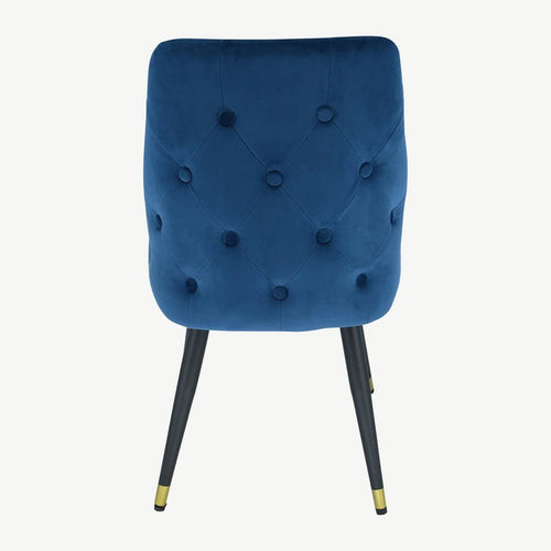 Ava dining chairs with gold cap on black legs on clearance almost half price offer-Renaissance Design Studio