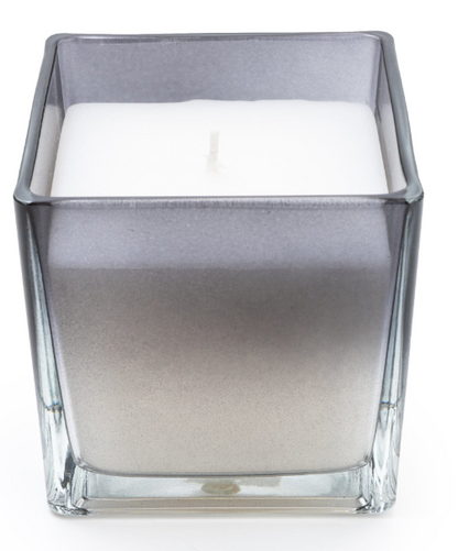 Square glass candle holder-Renaissance Design Studio
