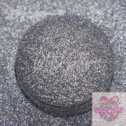 Sterling Silver - Fine Metallic 1/128"
