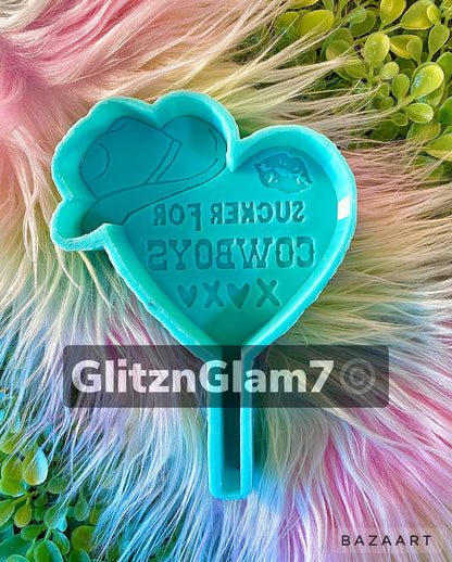Sucker For Cowboys Freshie Silicone Mold-GNG7 Exclusive