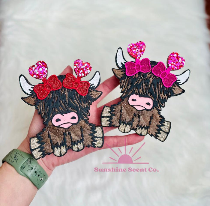 Valentine's Day Highland Cow Silicone Mold-GNG7 Exclusive