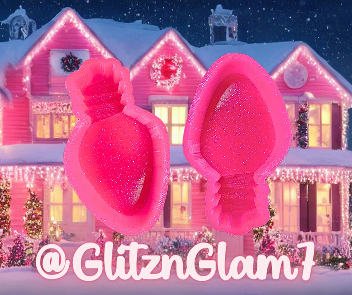 **VENT CLIP** Christmas Light Bulbs Silicone Mold