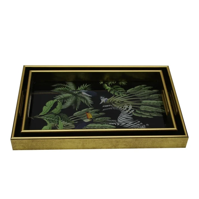 Zebra Serving Tray-Renaissance Design Studio