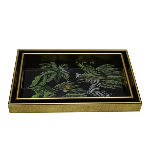Zebra Serving Tray-Renaissance Design Studio